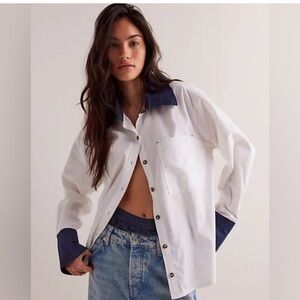 Free people we the free Tommy Oxford shirt Small